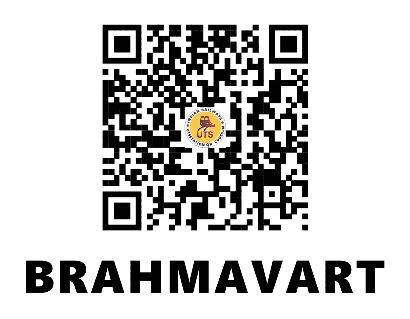 UTS QR Code for BRAHMAVART - BRT (NE - UTTAR PRADESH)